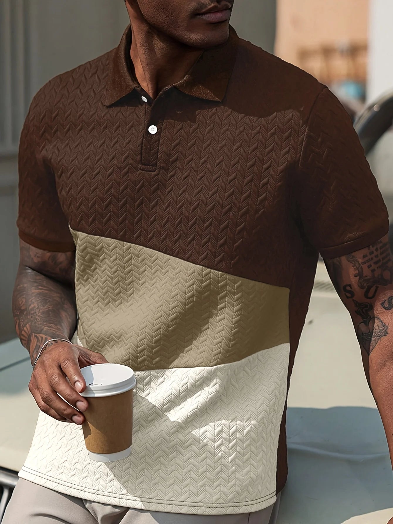 Firenze Textured Polo